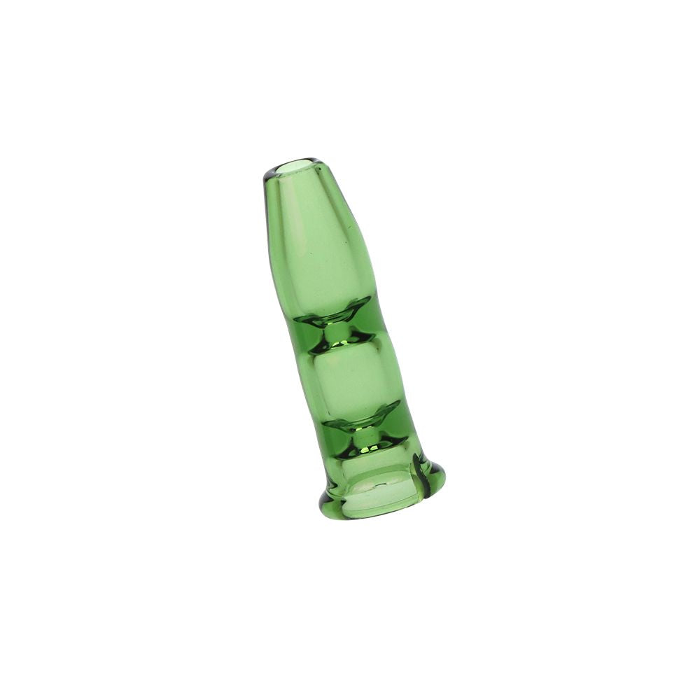 Pulsar Bullet Tip Glass Mouthpiece Attachment for Puffco Pivot w/ Display Stand - Colors Vary - Discreet Smoker