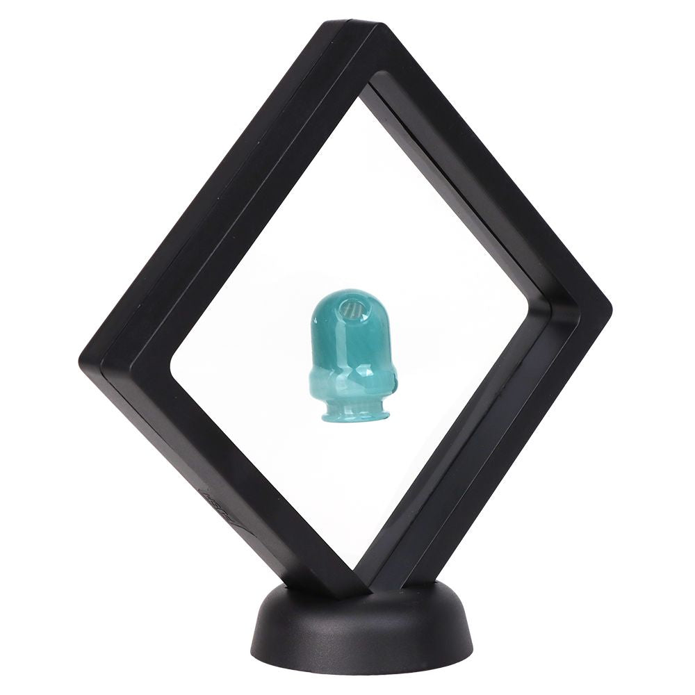 Pulsar Round Tip Glass Mouthpeice Attachment for Puffco Pivot w/ Display Stand - Colors Vary - Discreet Smoker