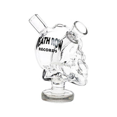 Death Row Records Skull Glass Blunt Bubbler | 2.75" - Discreet Smoker