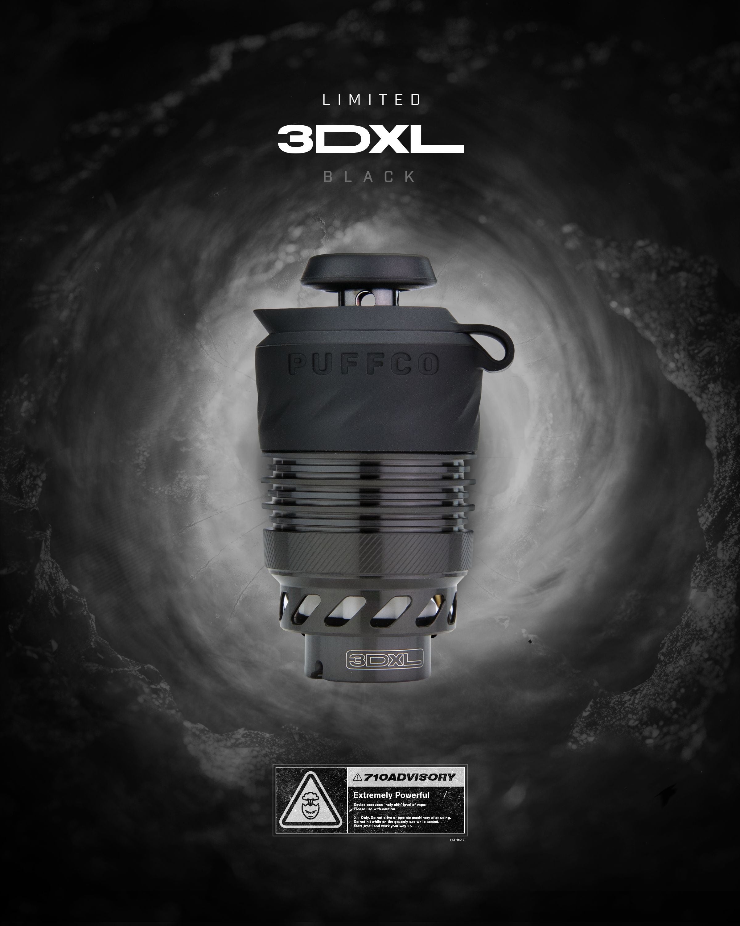 Puffco Peak Pro 3D XL Replacement Chamber - LE Full Black - Discreet Smoker