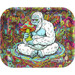 Pulsar Metal Rolling Tray - Trippin' Yeti / 13"x 11"