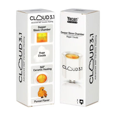 5CT BOX - Yocan Black Cloud 3.1 Atomizer - Fully Ceramic
