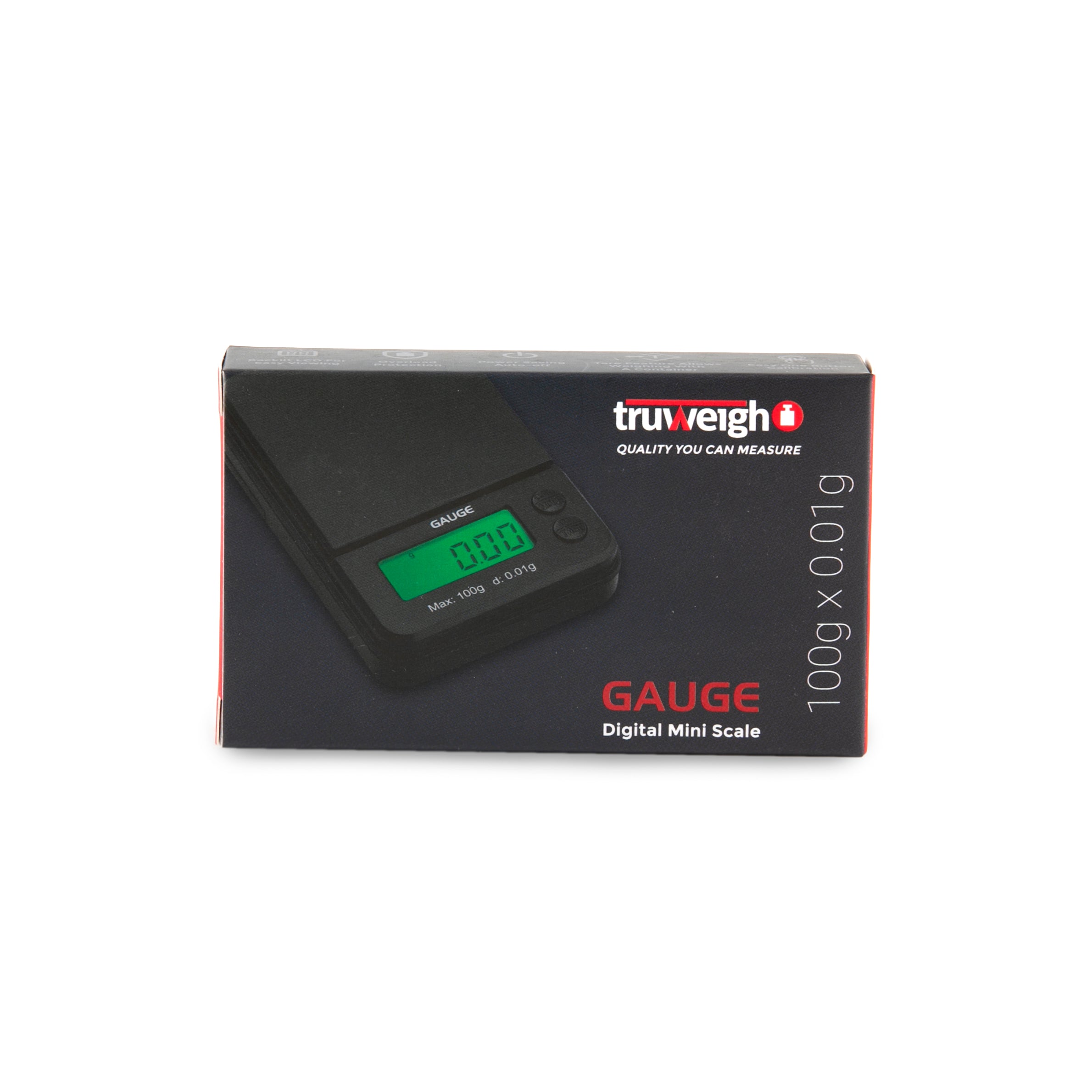 Truweigh Gauge Scale - 100g x 0.01g - Discreet Smoker