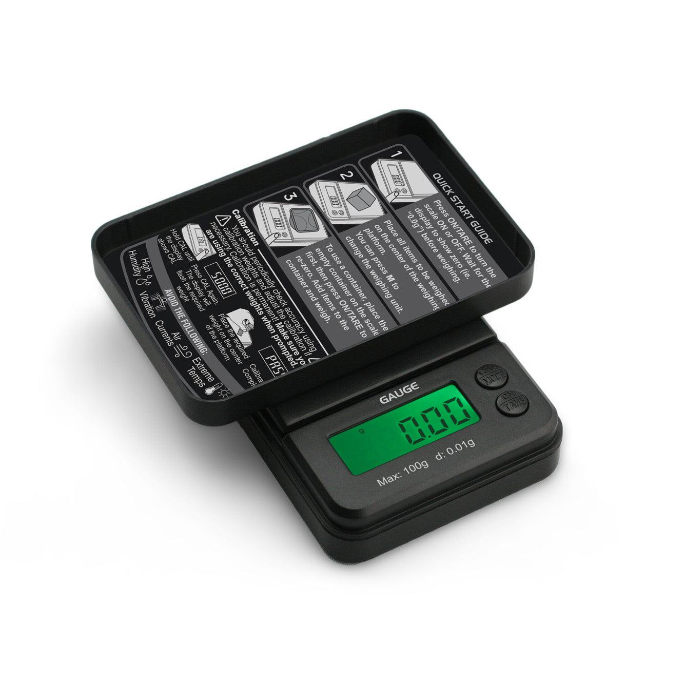 Truweigh Gauge Scale - 100g x 0.01g - Discreet Smoker