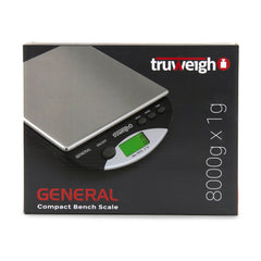 Truweigh General Compact Bench Scale - 8000g x 1g