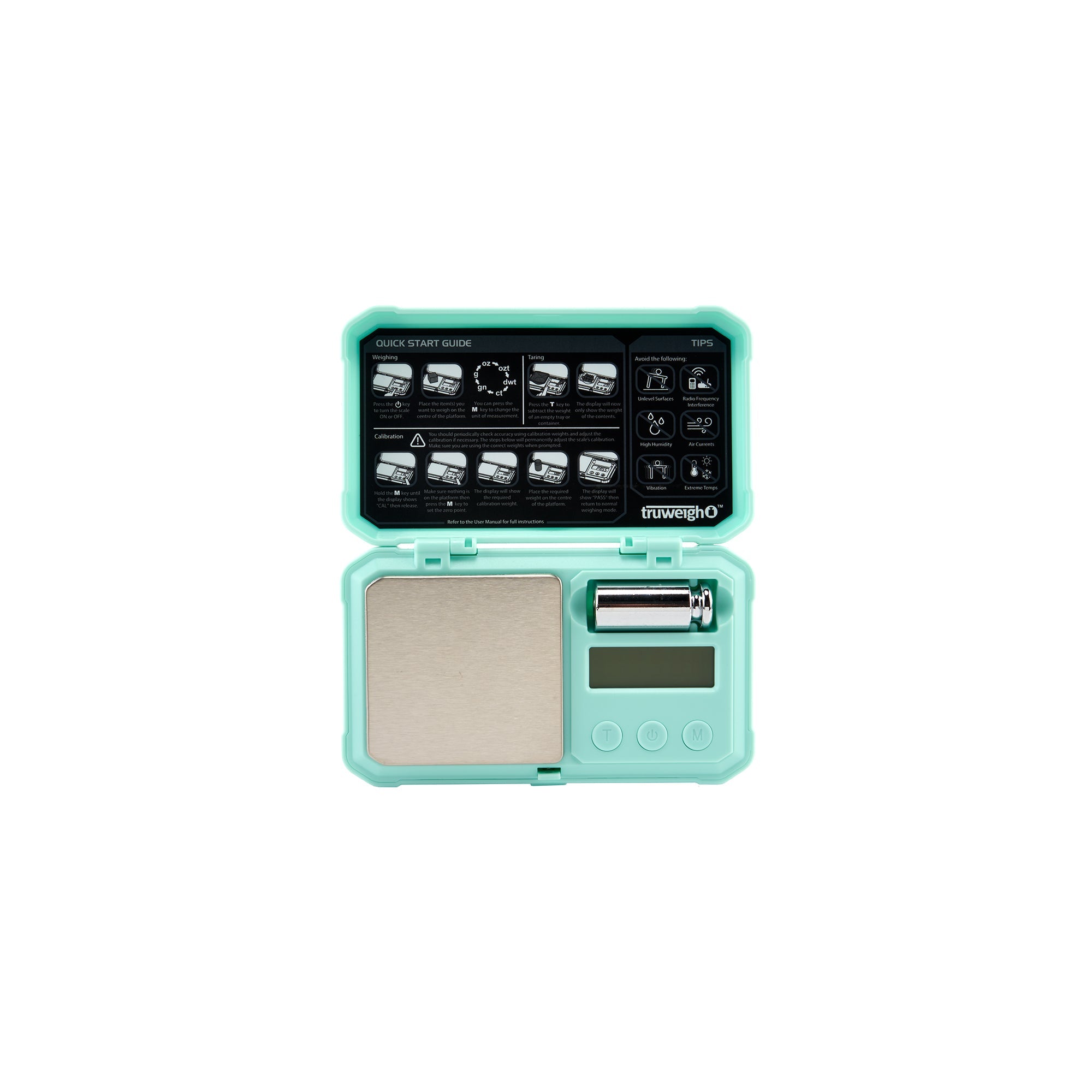 Truweigh Predator Mini Scale with Weight – 100g x 0.01g - Discreet Smoker
