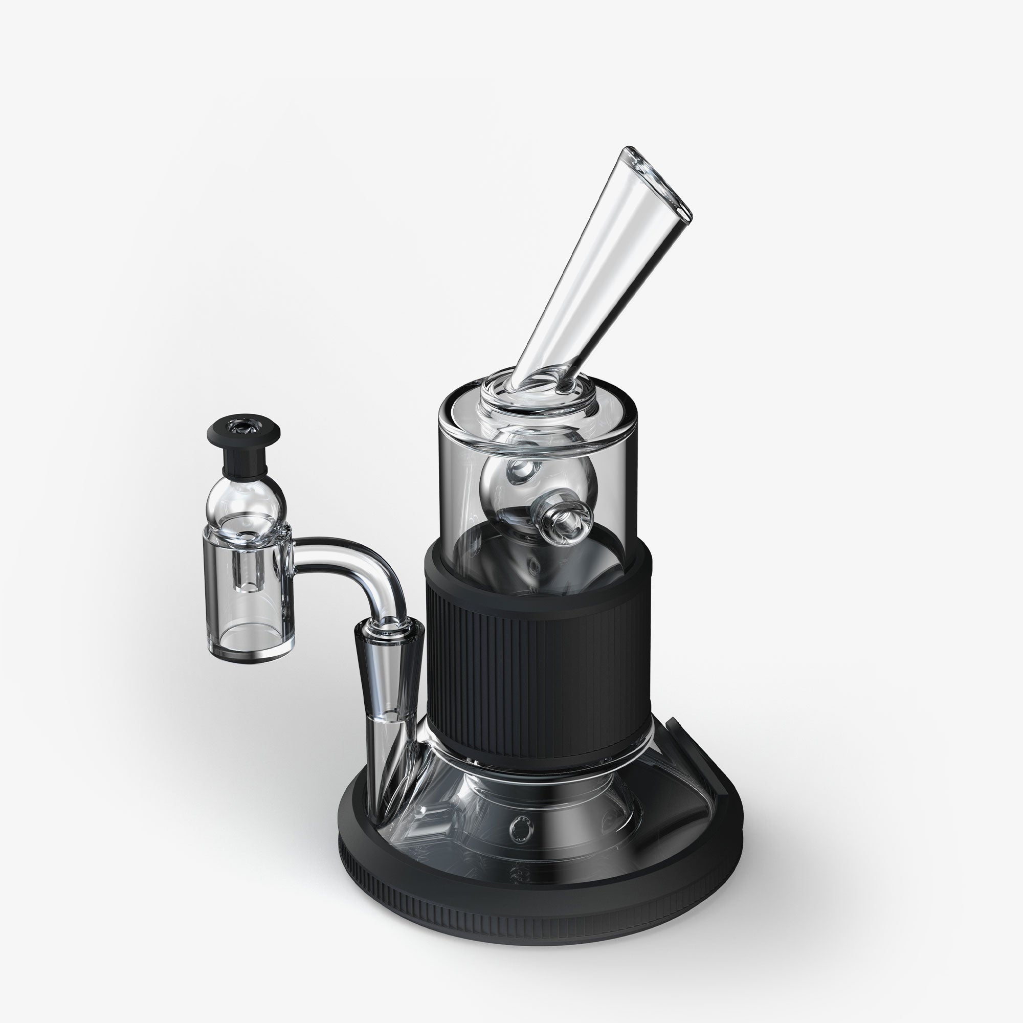 SOFTGLASS TANDEM BALL PERC TOP - Discreet Smoker