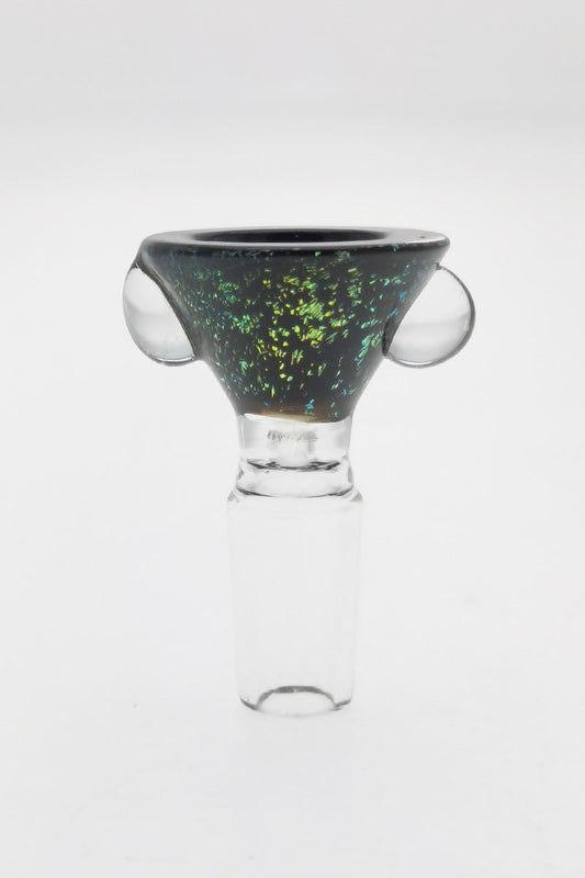 Single Hole Slide w/ Multi-Marble Handle (14MM Male) - Discreet Smoker