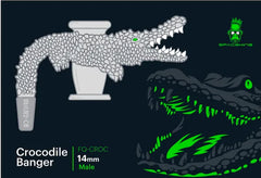 Space King Crocodile Banger - Handmade - Discreet Smoker