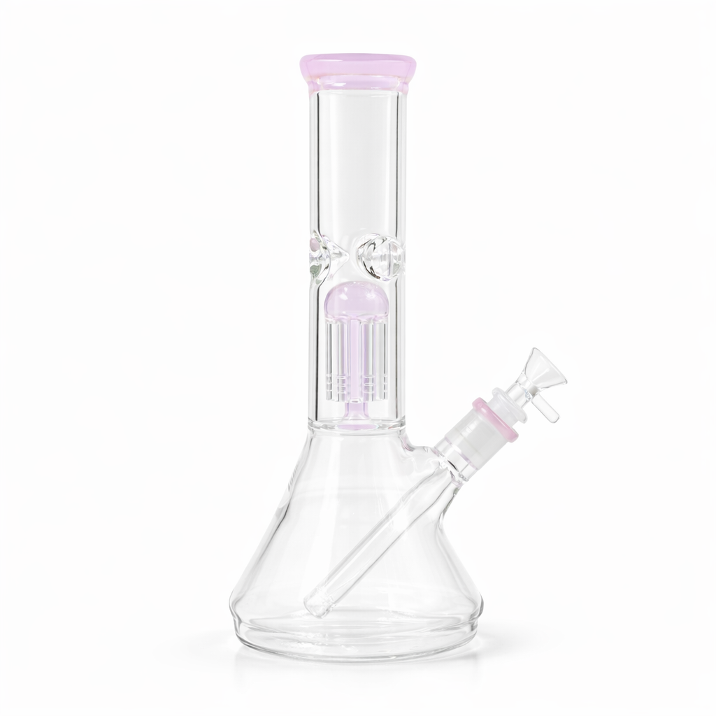 AzureFlow 12” Beaker Bong - Discreet Smoker