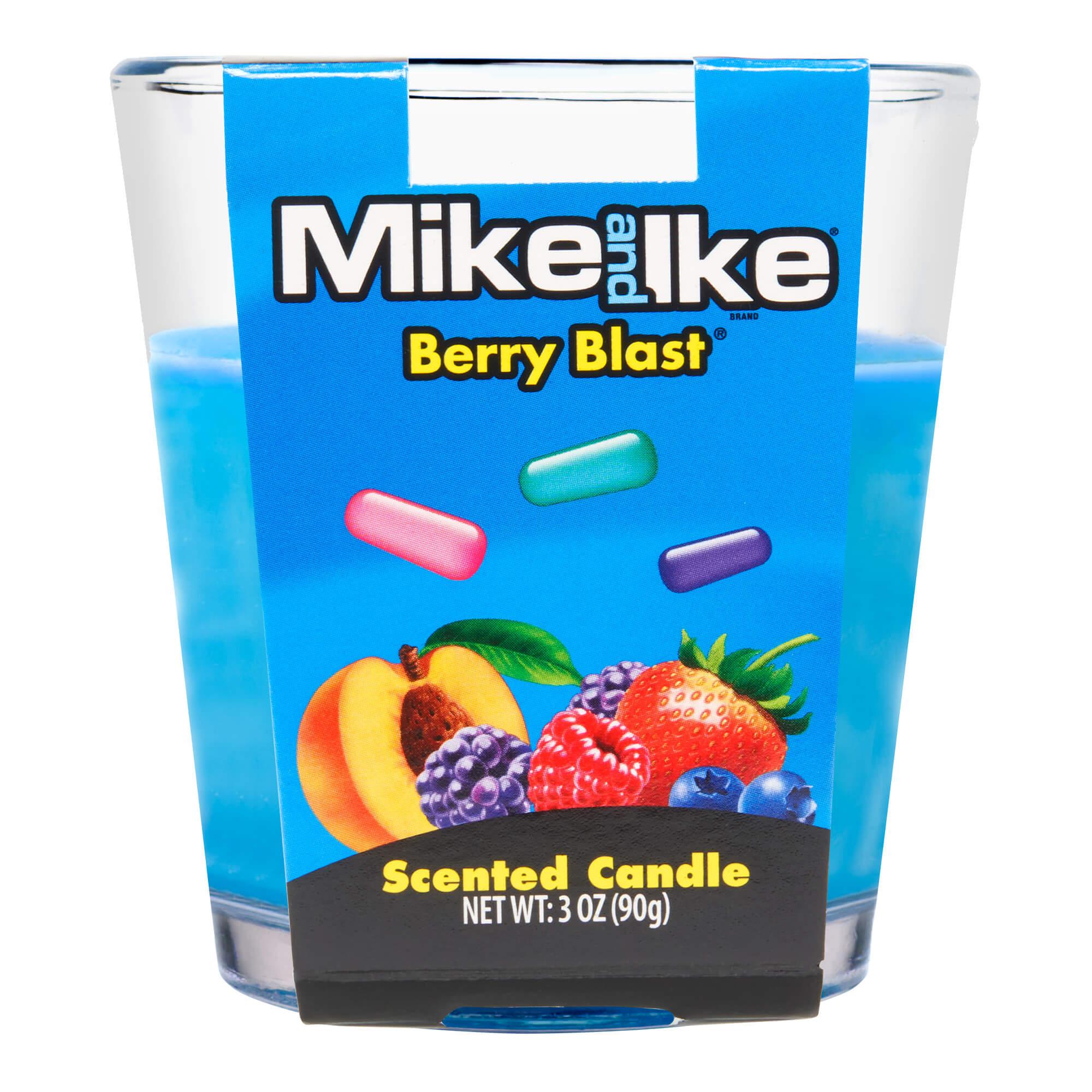 Mike & Ike Berry Blast Candle - 3oz - 1ct - Discreet Smoker