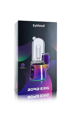 BOMB ERIG Sykloud - Portable Electric Dab Rig - Rainbow - Discreet Smoker