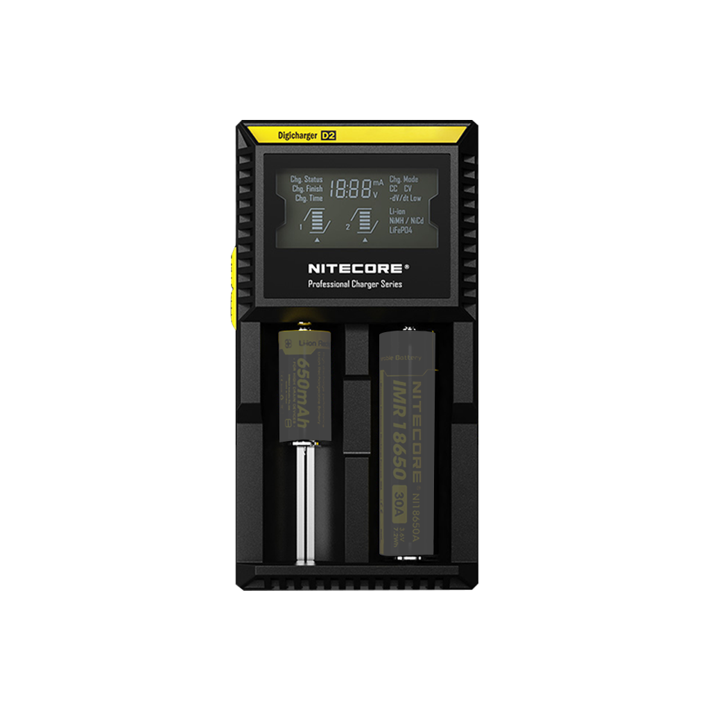 Nitecore D2 External Battery Charger - Discreet Smoker