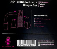 Space King Fully Fused LSD TerpNado (Black Purple) - Discreet Smoker