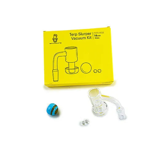 Space King Terp Slurper Vacuum Banger Kit (Yellow) - Discreet Smoker