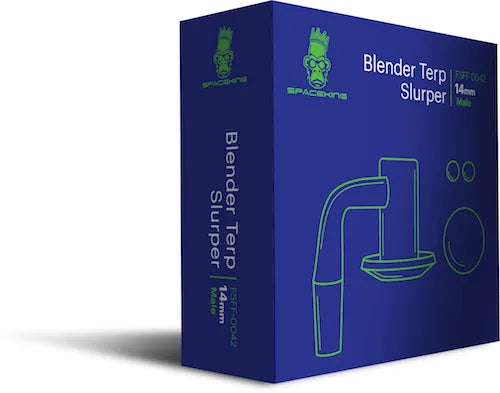Space King Blender Terp Slurper (Dark Blue) - Discreet Smoker