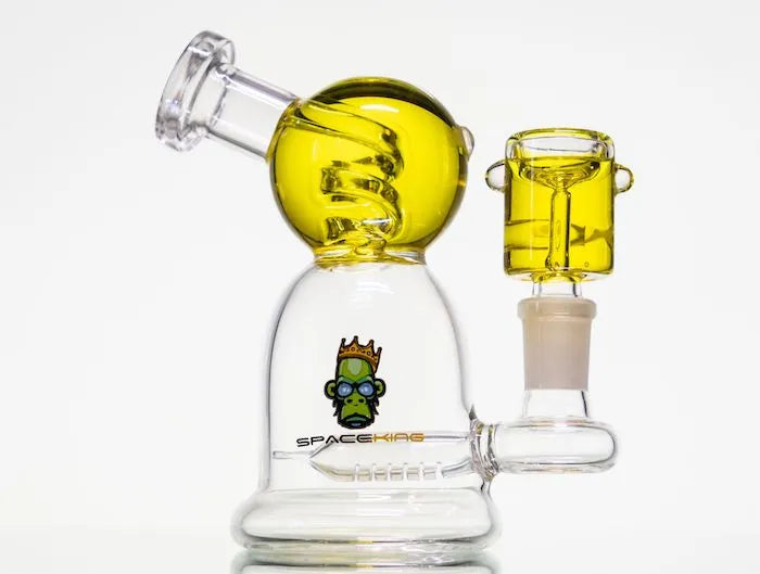 Space King Glass - 'Space Glacier' Freezable Bong - Discreet Smoker
