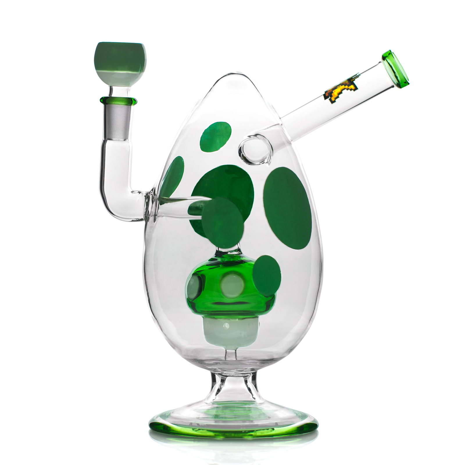 HEMPER - Spotted Egg XL Bong 9" - Discreet Smoker