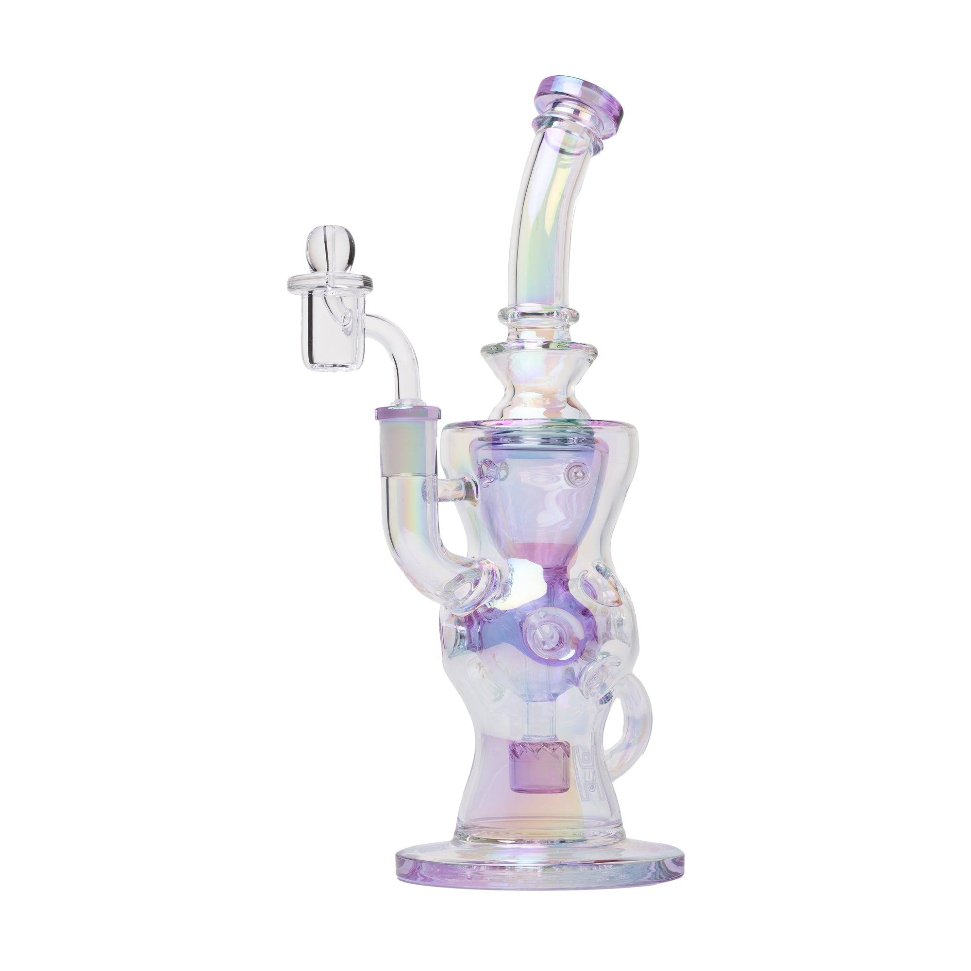Human Grade 11.5" Swiss Incycler Glass Water Pipe - Discreet Smoker