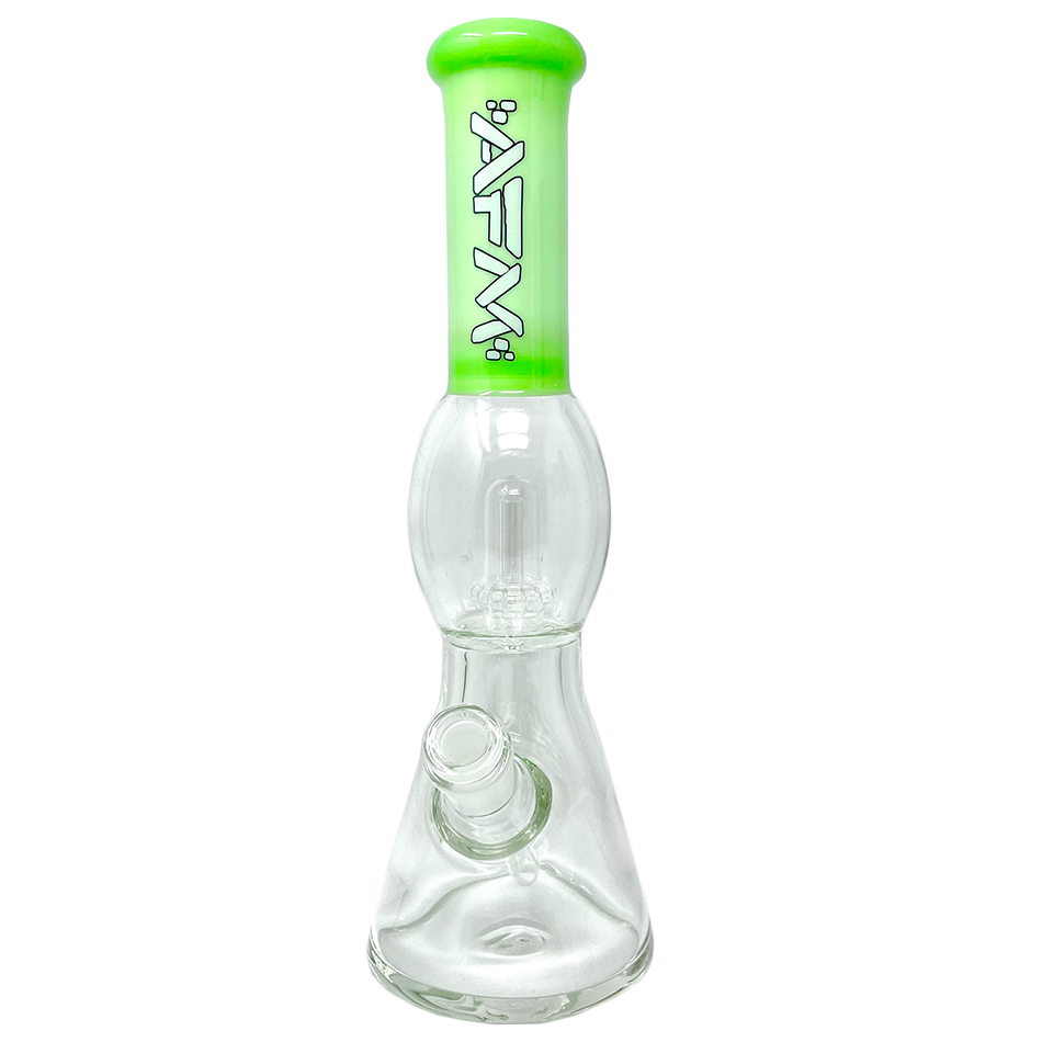 12" AFM Glass UFO Sleeve Glass Beaker Bong - Discreet Smoker