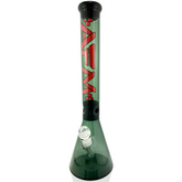 18" AFM Pulsar Color Glass Beaker Bong - Discreet Smoker