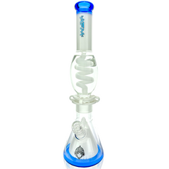 16″ AFM UFO Pyramid Freezable Coil Beaker Bong – Glycerin Coil - Discreet Smoker