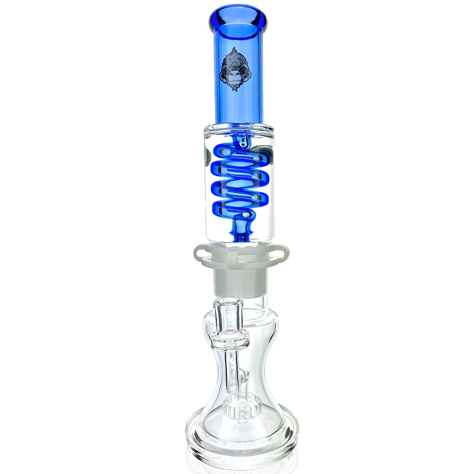 14″ AFM Shower Head Freezable Coil Bong – Glycerin Coil - Discreet Smoker