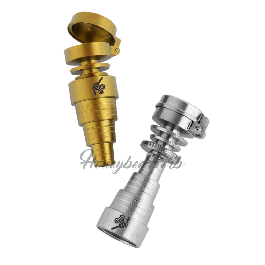 TITANIUM 6 IN 1 CARB CAP DAB NAIL - Discreet Smoker