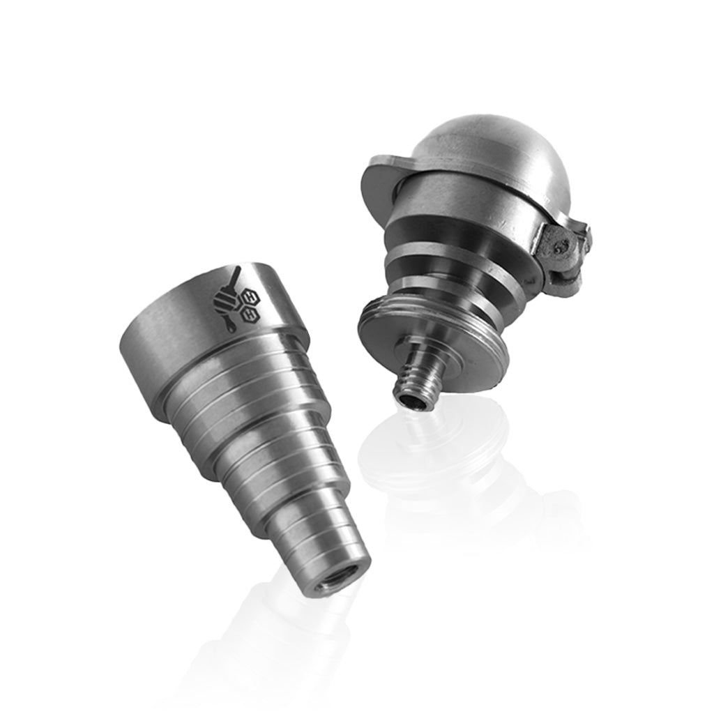 TITANIUM 6 IN 1 BASEBALL CARB CAP DAB NAIL - Discreet Smoker