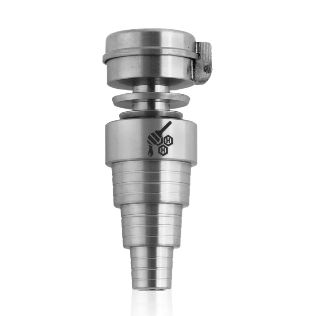 TITANIUM 6 IN 1 CARB CAP DAB NAIL - Discreet Smoker