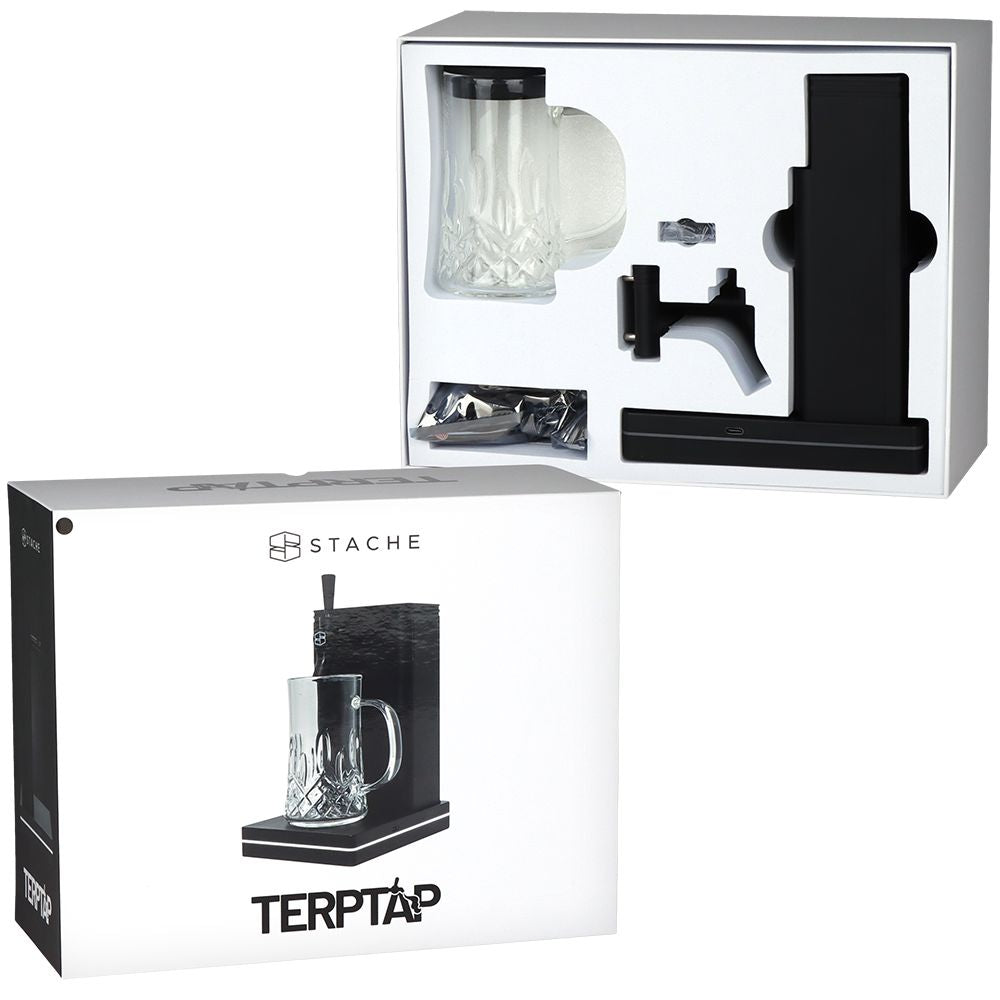 Stache Products Terp Tap Portable Vaporizer | 3000mAh | Black - Discreet Smoker