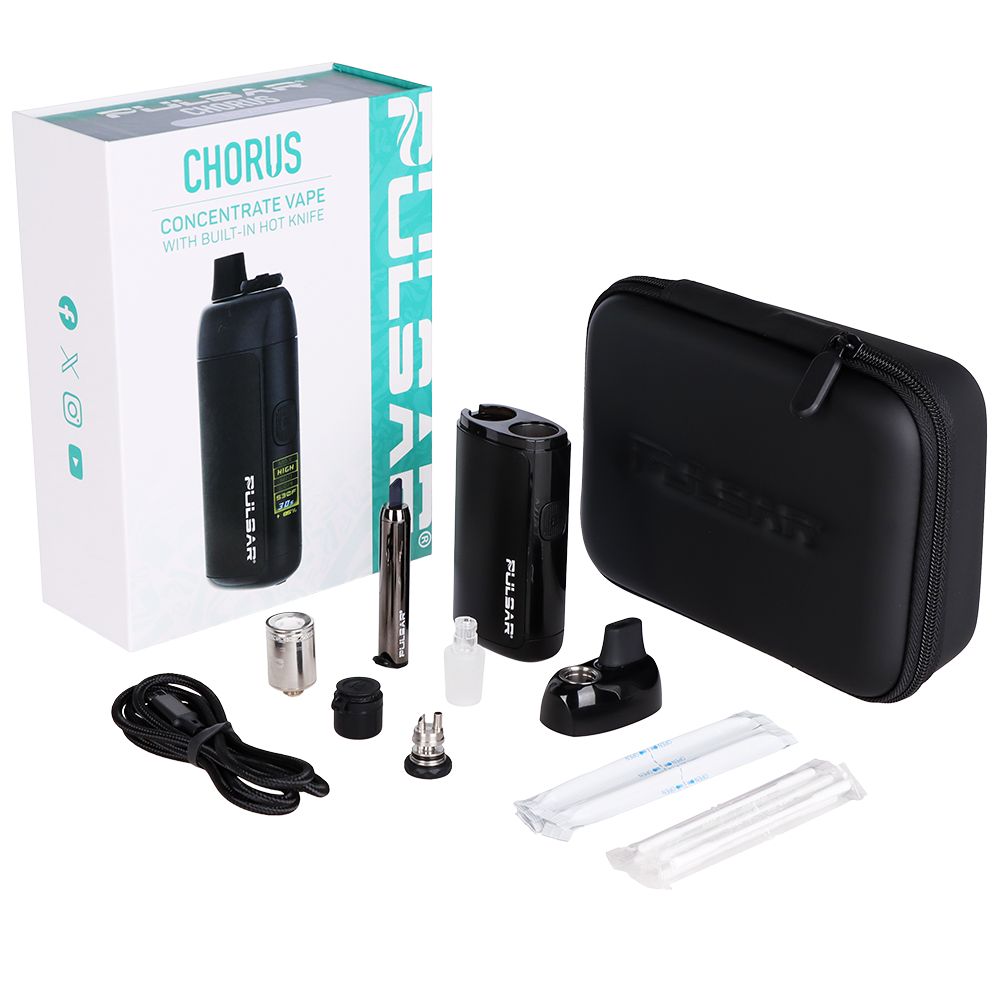 Pulsar Chorus Concentrate Vaporizer + Mini Hot Knife | 2000mAh - Discreet Smoker
