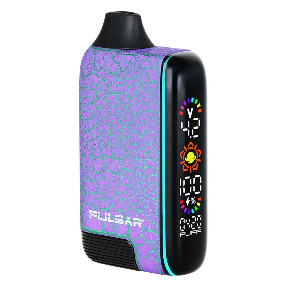Pulsar 510 DL 5.0 Precision Voltage Control LCD Screen Vape Bar | Crackle Series | 1000mAh - Discreet Smoker