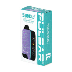 Pulsar 510 DL 5.0 Precision Voltage Control LCD Screen Vape Bar | Crackle Series | 1000mAh - Discreet Smoker