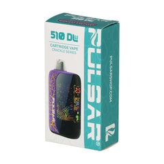 Pulsar 510 DL 6.0 Precision Voltage Control LCD Screen Vape Bar | Crackle Series | 1000mAh - Discreet Smoker