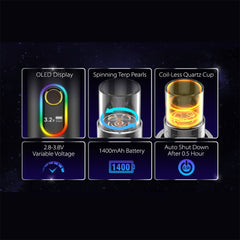 Yocan Orbit 2.0 Concentrate Vaporizer | 1400mAh - Discreet Smoker