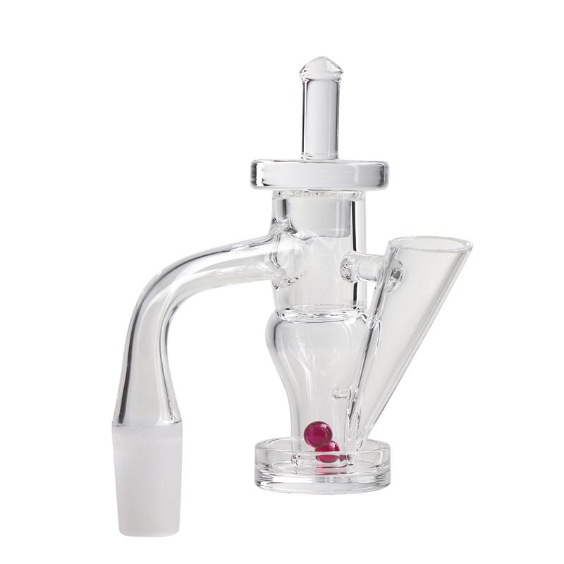 Vortex Terp Slide Full Weld Quartz Slurper Set - Discreet Smoker