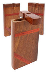 Indian Rosewood Dugout “Inlay Vault” – 4″ - Discreet Smoker