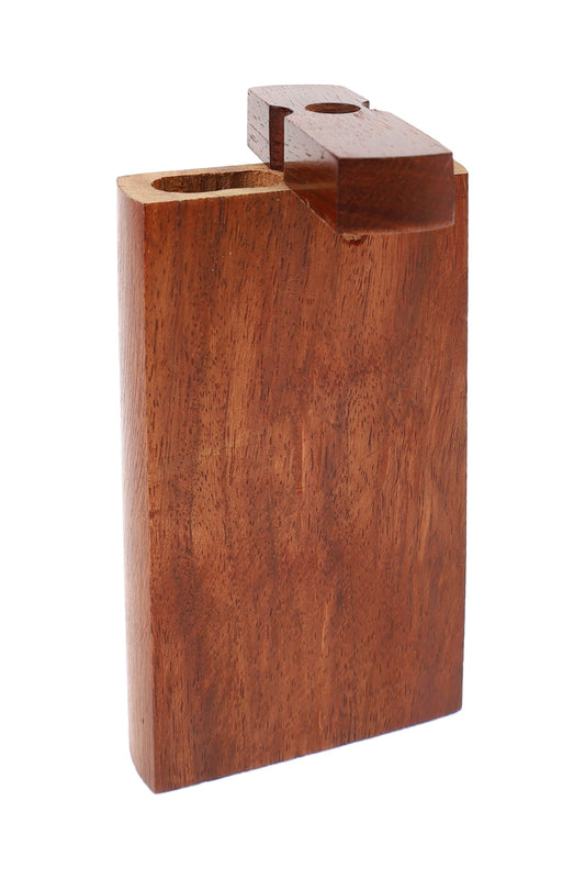 4″ Dark Wood Dugout - Discreet Smoker
