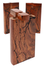 Wood Dugout “Lightning Grain” – Shocked Grain – 4″ - Discreet Smoker