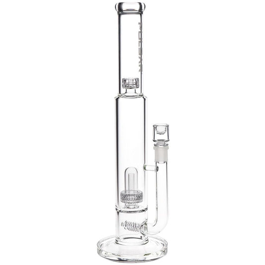 Pulsar High Function Stacked Glass Water Pipe - 15" / 14mm F - Discreet Smoker