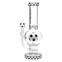 Pulsar Soccer Celebration Bubble Base Glass Water Pipe - 12.6" / 14mm F - Discreet Smoker