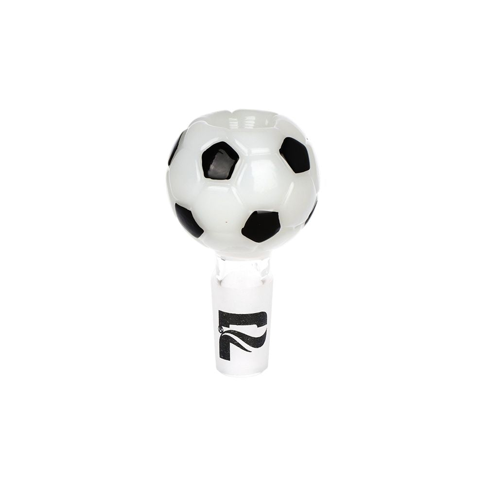 Pulsar Soccer Celebration Bubble Base Glass Water Pipe - 12.6" / 14mm F - Discreet Smoker