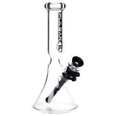 Pulsar Flared Beaker Glass Water Pipe w/ Ice Restriction - 9.75" / 14mm F - Discreet Smoker