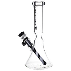 Pulsar Flared Beaker Glass Water Pipe w/ Ice Restriction - 9.75" / 14mm F - Discreet Smoker