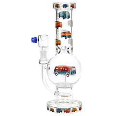 Pulsar VW Bus Bubble Base Glass Water Pipe - 12.25" / 14mm F