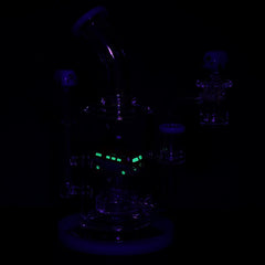 Pulsar Glow VW Bus Glass Dab Rig Set - 8.5" / 14mm F - Discreet Smoker