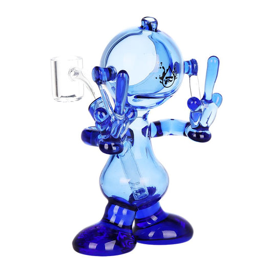 Pulsar F YOU Spaceman Glass Dab Rig - 6" / 14mm F - Discreet Smoker