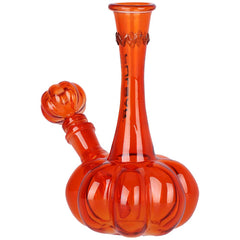 Pulsar Pumpkin Glass Water Pipe - 7.25" / 14mm F - Discreet Smoker