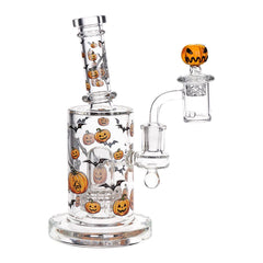Pulsar Halloween Ball Glass Dab Rig Set - 7.75" / 14mm F